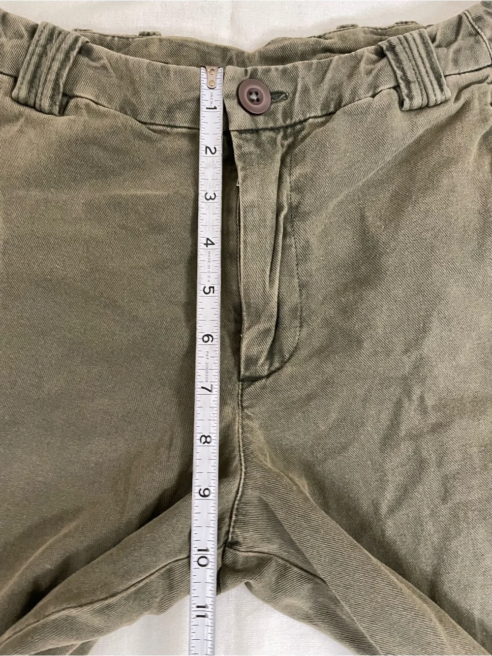 Free People Olive Green Wide-Leg barrel Pants